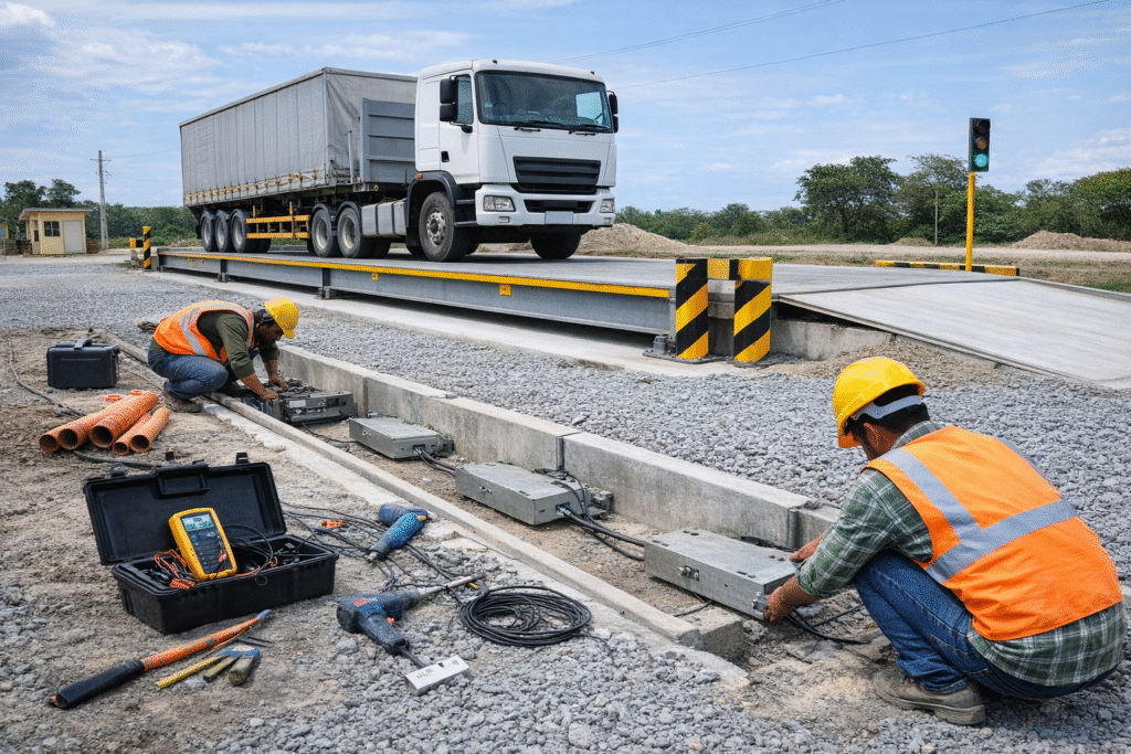 Weighbridge installation process in India