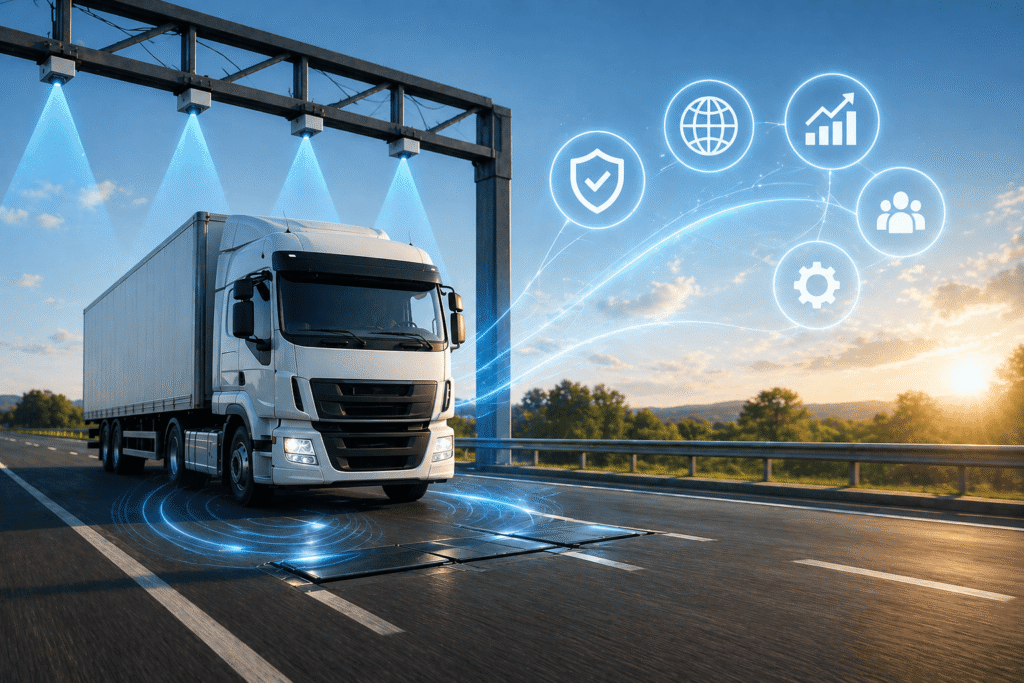 High-Speed Weigh-in-Motion system on highway for fast and accurate vehicle weighing
