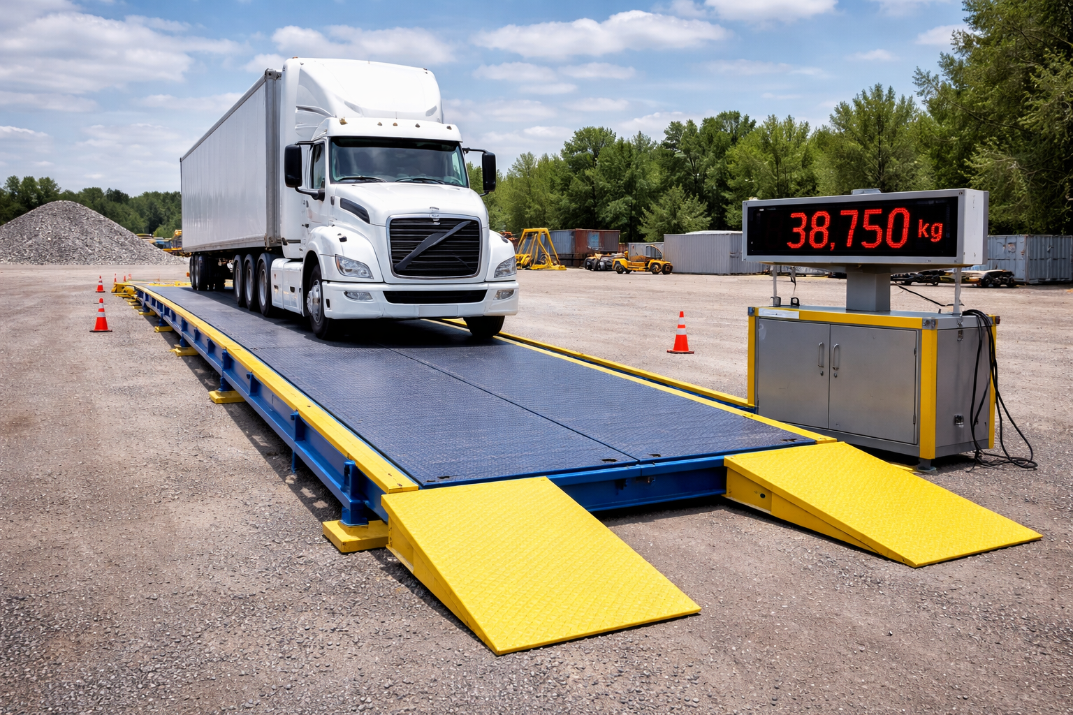 portable weighbridge manufacturer India mobile truck weighing system