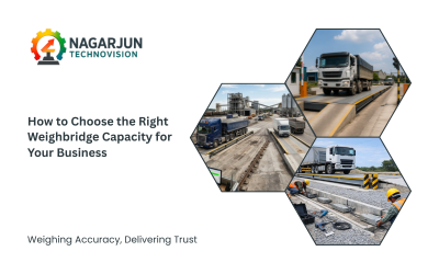 Industrial weighbridge with heavy truck being weighed for accurate load measurement