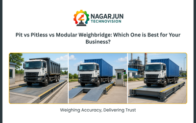 Pit vs Pitless vs Modular Weighbridge comparison showing installation types and industrial applications by RudrMart.