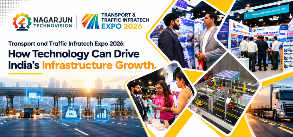 Nagarjun Technovision at Transport and Traffic Infratech Expo 2026 showcasing weighbridge and transportation technology